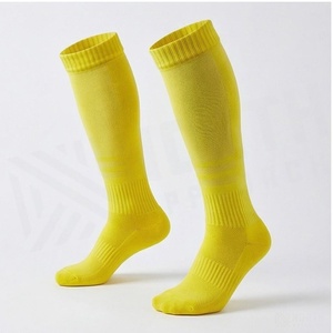 North Approach <b>Knee</b> <b>High</b> <b>Socks</b> Yellow Breathable Soccer <b>Socks</b> for Adults Summer Sport Wear - Product Image 3