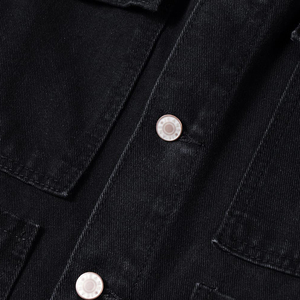 Gilet de motard en denim tricoté à col en V pour homme, style classique, vêtement d'extérieur formel, respirant, écologique, séchage rapide, automne - Product Image 4