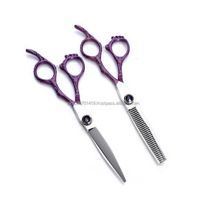 Top Fashion Ciseaux Dmi Kit de coupe professionnel Bent Golden Shede Barracuda Art 3166 Ciseaux de cheveux de barbier - Product Image 1