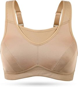 Women Yoga Sports Bra Scoop Neck Racerback Medium Support Breathable <b>Mesh</b> Seamless Solid Color Workout <b>Top</b> - Product Image 4
