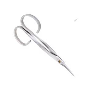 Stainless Steel <b>Cuticle</b> <b>Scissors</b> Sharp Blade Round Handle Beauty Tools for Adults Durable Straight Tip Manicure <b>Scissors</b> - Product Image 3