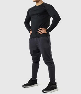 Camiseta de Compresión para Hombre, Manga Larga, Poliéster/Nailon, Ropa Deportiva, Protección UV Personalizada, Transpirable, Ecológica, Antibacteriana - Product Image 3