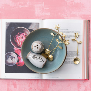 Cuchara de metal de lujo con mango floral para té, café, postre, para restaurantes, bodas y fiestas, con logotipo personalizado. - Product Image 2