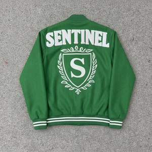 Chaqueta Deportiva Personalizada CLOVIX para Hombre, Estilo Universitario, Invernal, Resistente al Viento, Transpirable, Ecológica, 100% Algodón, Estilo Casual - Product Image 4