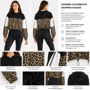 Top corto de algodón con capucha más vendido para mujer Diseño de logotipo personalizado Estilo de talla grande para ropa informal y de moda sudaderas con capucha para mujer - Product Image 6