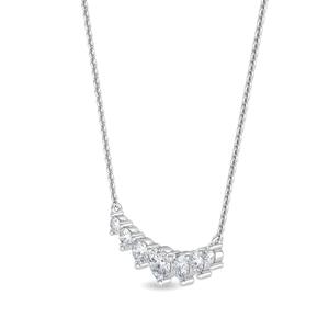 Colgante de oro rosa de 9 quilates con diamante cultivado en laboratorio, 0,49 CTW, corte redondo, collar de joyería fina, regalo para mujer, diseño elegante y personalizado - Product Image 2
