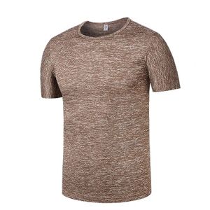 T-shirt de sport à manches courtes pour homme, coupe ajustée, séchage rapide, idéal pour la course à pied et l'entraînement, collection mode fitness 2026, vente en gros - Product Image 5