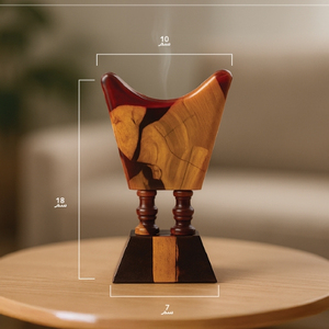 Modern Islamic Redwood Incense Burner Kefaf Custom Ramadan <b>Eid</b> Bakhoor Gift Set Handmade Eco-Friendly Sustainable Luxury Indian - Product Image 1