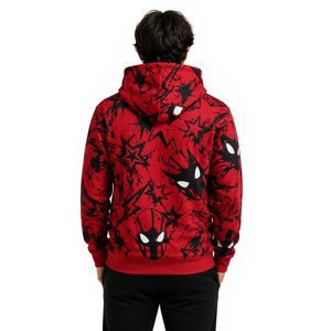 Sudadera con Capucha Estilo Urbano con Bordado de Araña, 100% Algodón, Transpirable, de Secado Rápido, Personalizable para Hombre - Product Image 5