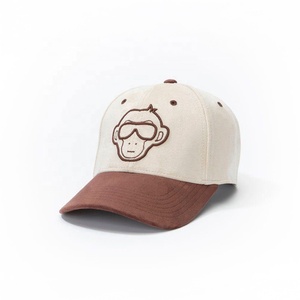 Casquette en coton bicolore personnalisée pour hommes, visière contrastée, casquette de baseball vintage, vente en gros OEM BD - Product Image 5