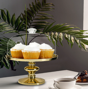 Creative spiral staircase gold metal cake stand features multiple <b>steps</b> leading to a top <b>platform</b> available at wholesale prices. - Product Image 4