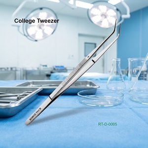 Ergonomic Manual College Utility Dressing Plier Made Stainless Steel CE Certified Class I 1 Year Warranty <b>Model</b> RT-<b>D</b>-0005 Roboz - Product Image 1