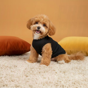 Chemise pour chien, chemises en coton vierges pour chiens de très petite à très grande taille, débardeur sans manches, doux et léger, vêtements pour toutes les races - Product Image 2