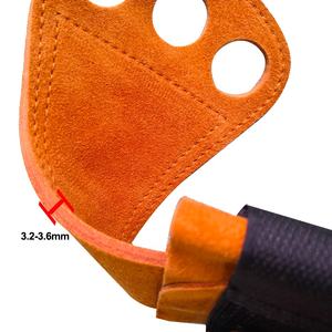 Protector de mano gimnástico para levantamiento de pesas, Palma de cuero para Fitness, con envoltura para muñeca - Product Image 4