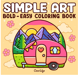 Arte Sencillo: Libro para Colorear para Adultos y Adolescentes, Diseños Audaces y Fáciles para Relajarse (Suministro al por Mayor) - Product Image 1