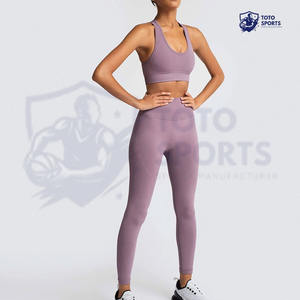 Ensemble de yoga personnalisé pour femme, respirant, léger, tendance, confortable, en tissu doux, performance optimale, meilleur fournisseur, vêtements de course et de fitness - Product Image 3