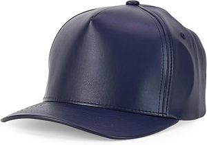 Custom Athleisure Leather Baseball <b>Cap</b> Breathable Sweatband 5 Panel Leather Sports <b>Hat</b> Custom Golf <b>Cap</b> - Product Image 5