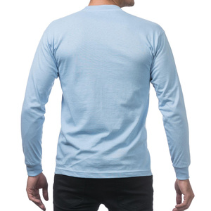 Camiseta de Manga Larga para Hombre, Personalizada con Logotipo, de Alta Calidad, 100% Algodón, 230 g/m², Color Sólido, Delgada - Product Image 2