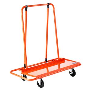 Carrello per Cartongesso in Acciaio con Capacità di Carico di 816 Kg e 4 Ruote Girevoli, Carrello Porta Pannelli Resistente - Product Image 3