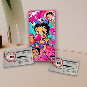 Palette magnétique en acrylique Betty Boop de haute qualité, motif cœur et fleur, pour extensions de cils, durable, étanche et mignonne - Product Image 3