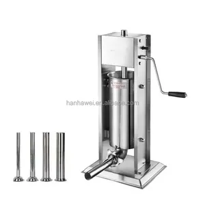 5L Household Manual Salsicha máquina de enchimento fácil operação Vertical Aço Inoxidável Sausage Stuffer