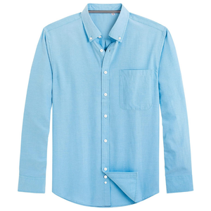 Camisa de Vestir para Hombre, Personalizada, Manga Larga, Transpirable, Formal de Negocios, con Botones, 100% Algodón Popelina, Fábrica de Ropa al por Mayor - Product Image 2