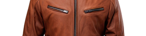 Most Demanding Full Sleeve Men's Leather Outerwear <b>Jackets</b> Windproof Stand Collar Zipper Closure <b>Sheepskin</b> Leathers <b>Jacket</b> Men - Product Image 4