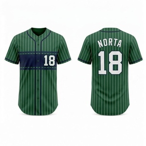 เสื้อเบสบอลสั่งทำขายส่ง เสื้อผ้ากีฬาระบายอากาศได้ดี มีไซส์พลัส เสื้อเบสบอลแบบซับลิเมชั่น - Product Image 3