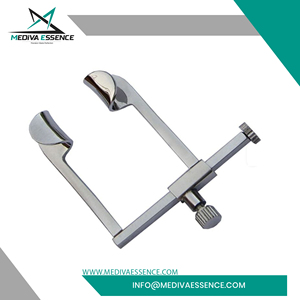 Retractor Quirúrgico Oftálmico con Certificación CE, Espéculo Ocular Cook con Tornillo de Bloqueo y Hoja Sólida para Párpados - Product Image 6