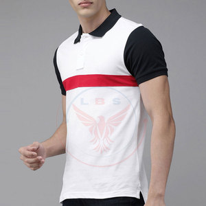 เสื้อยืดผู้ชายสีพื้นแบบกำหนดเองได้ ผลิตจากโพลีเอสเตอร์/คอตตอน ระบายอากาศได้ดี แขนสั้น เหมาะสำหรับใส่ในฤดูร้อน - Product Image 3