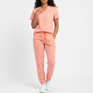 Premium Hospital Medical Uniform Set <b>Nurse</b> <b>Scrubs</b> for Clinic and Healthcare Workers Breathable Comfortable <b>Scrub</b> Suits - Product Image 1