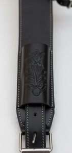 Cincha de cuero para silla de montar western con herrajes de latón y juego de billetes para aparejos de caballo - Product Image 3