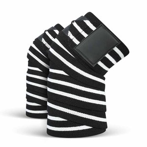 High Performance <b>Knee</b> Wraps For Professional Weightlifting Gym Workout Squat Support Compression Fitness Training <b>Exercise</b> Gear - Product Image 1