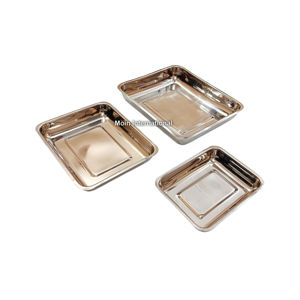 Juego de Bandejas para Instrumentos Quirúrgicos de Tamaño Pequeño, Mediano y Grande – Juego de Bandejas Médicas de Acero Inoxidable de Primera Calidad para Procedimientos Quirúrgicos - Product Image 2