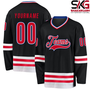 Custom <b>Purple</b> Ice Hockey Jersey V-neck Team Uniform <b>Shirt</b> 100% Polyester Breathable Quick Dry OEM Service - Product Image 6
