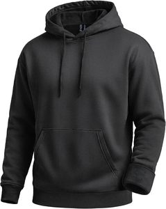 Sweat-shirt à capuche en molleton épais pour homme, coupe oversize, chaud, hiver, décontracté, style urbain, manches longues - Product Image 1