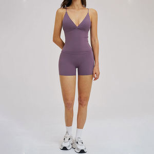 Shorts de Yoga Transpirables de Cintura Alta – Leggings Cortos Deportivos de Spandex y Nailon para Mujer - Product Image 4