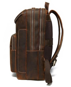 Mochila de Cuero Genuino Premium para Hombre y Mujer, Gran Capacidad, para Laptop de 15.6 Pulgadas, Resistente, para Viajes, Negocios y Escuela - Product Image 2