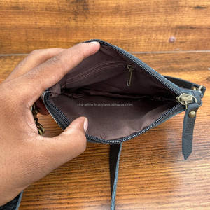 Luxe en gros tendance conception à carreaux femmes sac à bandoulière en cuir véritable mode sac à bandoulière Style Vintage Mini sac - Product Image 6