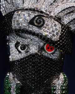 จี้การ์ตูนโจ๊กเกอร์ขนาดใหญ่ 3A คุณภาพพรีเมียม ดีไซน์ทันสมัย เงินแท้ 925 ชุบโรเดียม ทอง 14K ประดับโมอิสซาไนต์ สำหรับฮิปฮอปแบบ Iced พร้อมใบรับรอง - Product Image 4