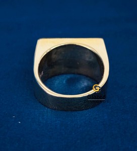 Atractivo Anillo de Plata de Ley 925 con Incrustaciones de Diamantes Moissanite de Corte Brillante Redondo, Estilo Hip Hop, Bandera de Kurdistán, para Hombre - Product Image 6
