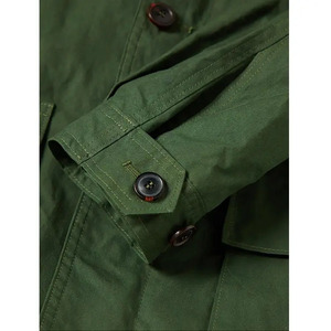 Mens Wax Cotton <b>Waterproof</b> Windproof Plaid Pattern Breathable Winter Jacket for Style Country Wear Farming Apparel Regular - Product Image 3
