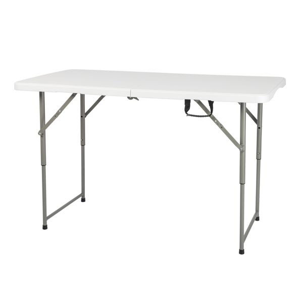 4ft белый открытый стол складной Лифт патио пластиковый стол