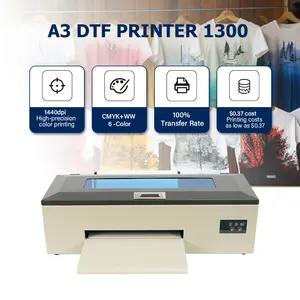 EraSmart 13 Inch 30cm A3 1390 Heat Transfer Print Tshirt T-shirt Printing Machine Inkjet DTF Printer Machines For Small Business