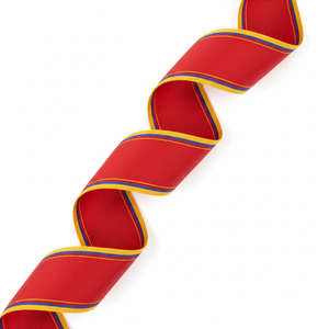 Cintas al por mayor personalizadas de doble cara de satén y grosgrain, trenzas de mezcla de viscosa y poliéster de primera calidad - Product Image 2