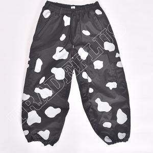 Pantalon de neige unisexe imperméable avec doublure chaude et plusieurs poches cargo et cordon de serrage à la taille - Product Image 1