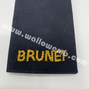 Épaulettes de Luxe Premium pour Officier de l'Aviation Royale du Brunei – Plaques d'Épaule pour Uniforme d'Officier - Product Image 2