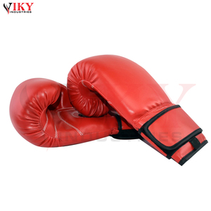 Gants de boxe en cuir rouge épais avec garniture noire, support de poignet, mousse multicouche, marque personnalisée, nouvelle arrivée, marque privée - Product Image 2