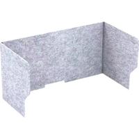 Divisions de bureau acoustiques en feutre PET, insonorisantes, 100% fibres de polyester recyclées, écran de confidentialité acoustique pour bureau