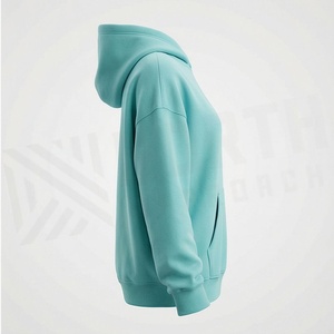 Sweat-shirt oversize pour femme, style pull à épaules tombantes, en coton épais, streetwear, vêtement de mode de haute qualité - Product Image 3
